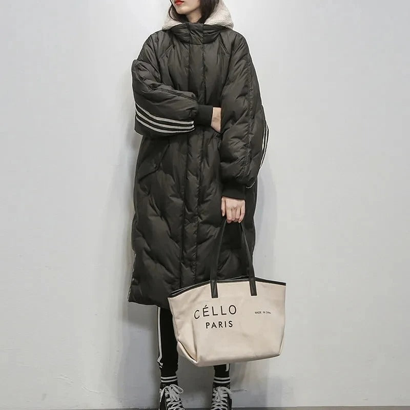 Women's Long Puffer Coat Winter