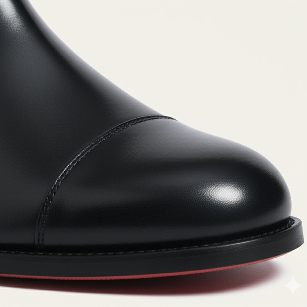 Men’s Leather Ankle Chelsea Boots with Elastic Panels for Winter Wear