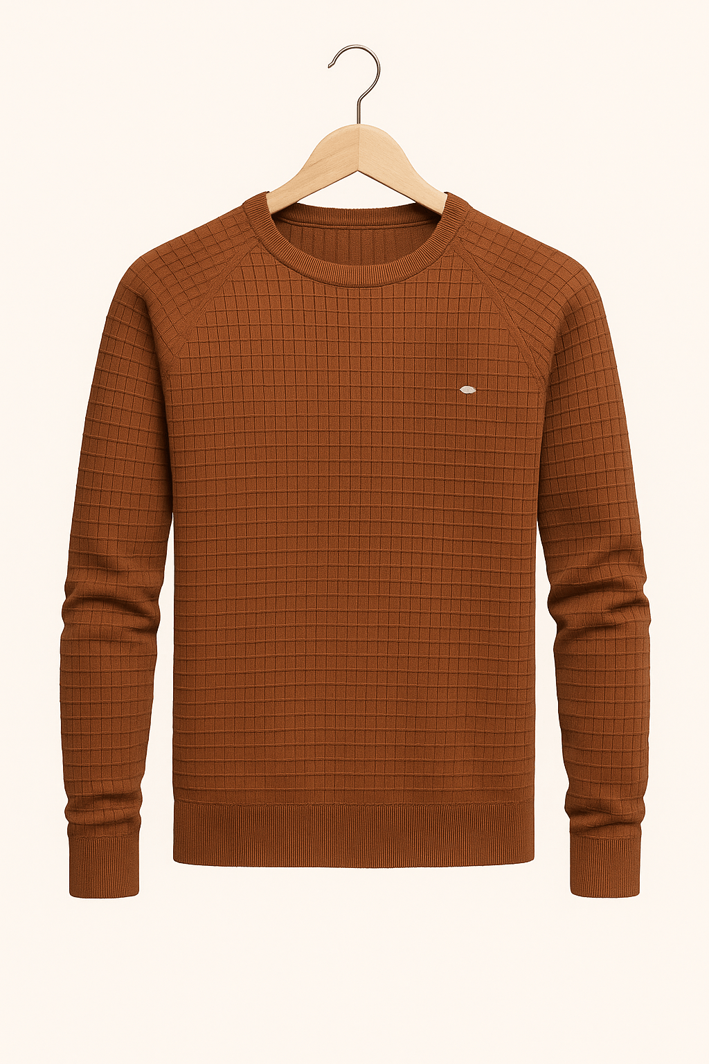Men’s Textured Jumper | Long