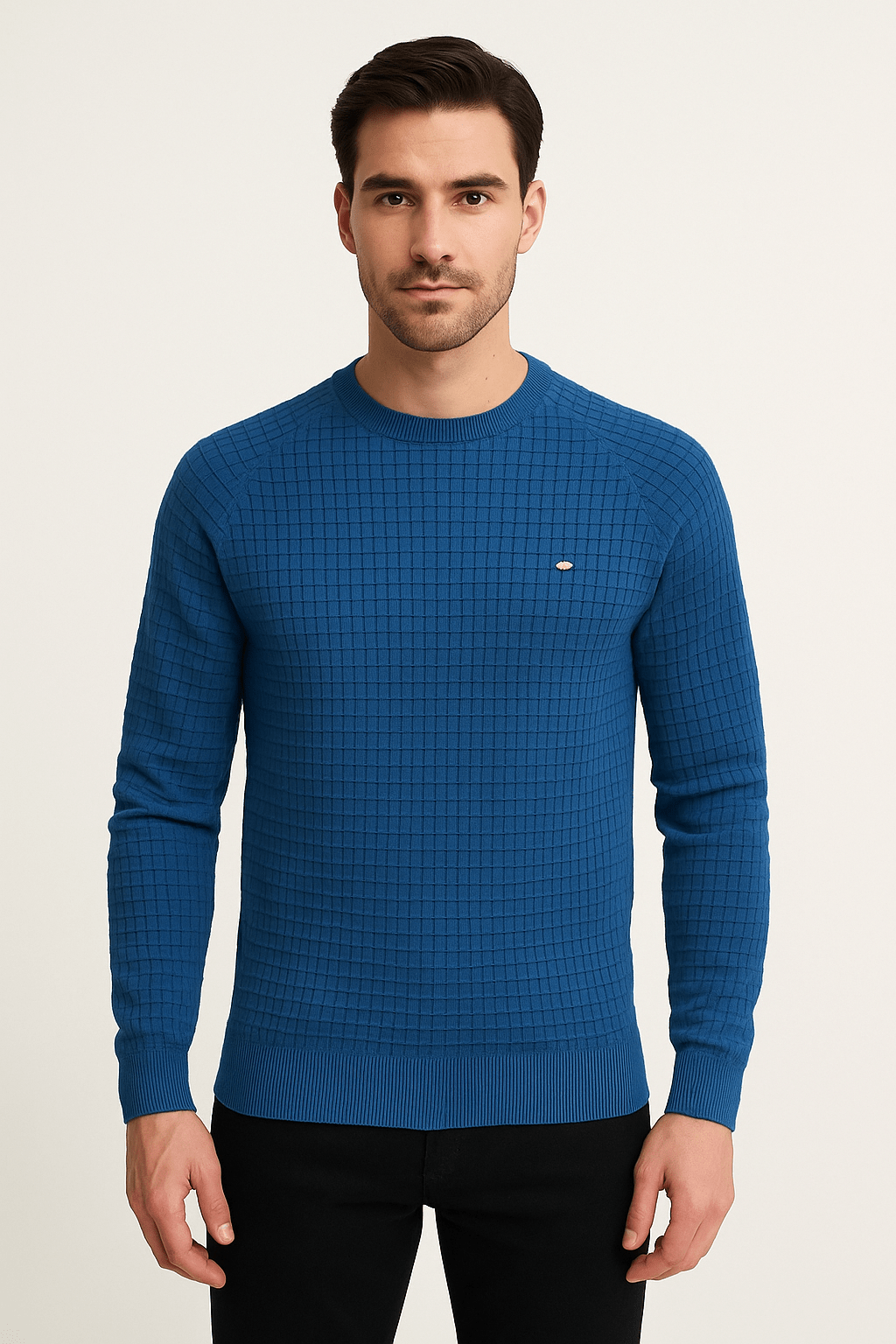 Men’s Textured Jumper | Long