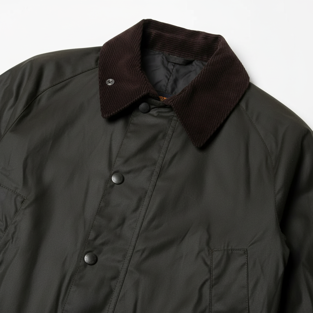 Men’s Waxed Cotton Jacket for Winter