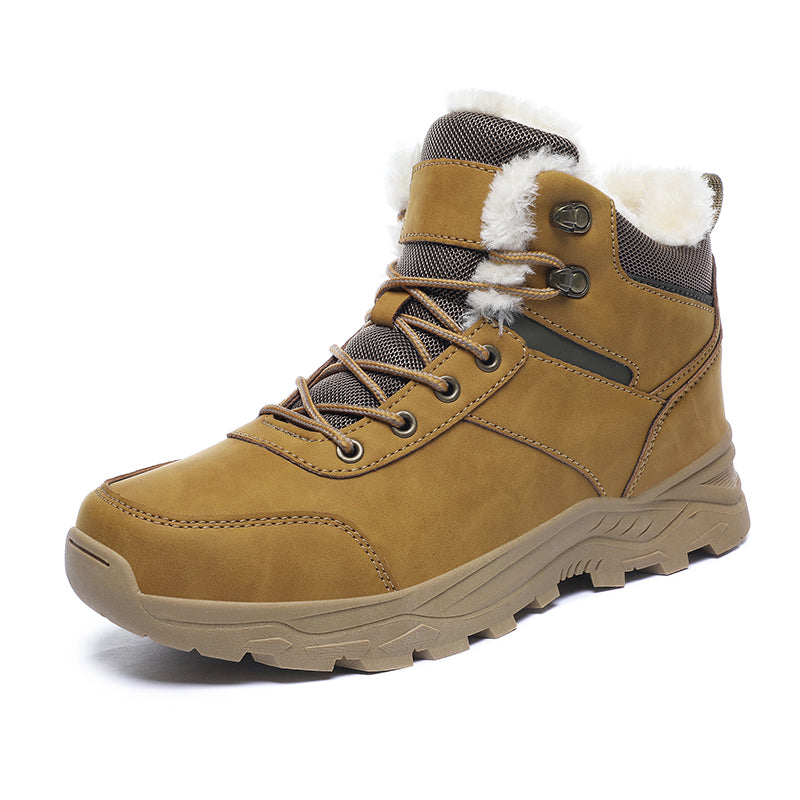 Men’s Leather Lined Hiking Boots for Winter