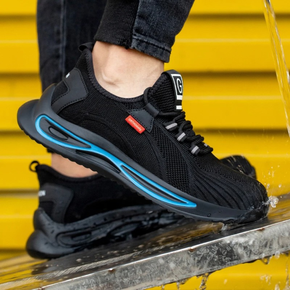 Men’s Steel Toe Safety Trainers with Mesh Upper for Winter