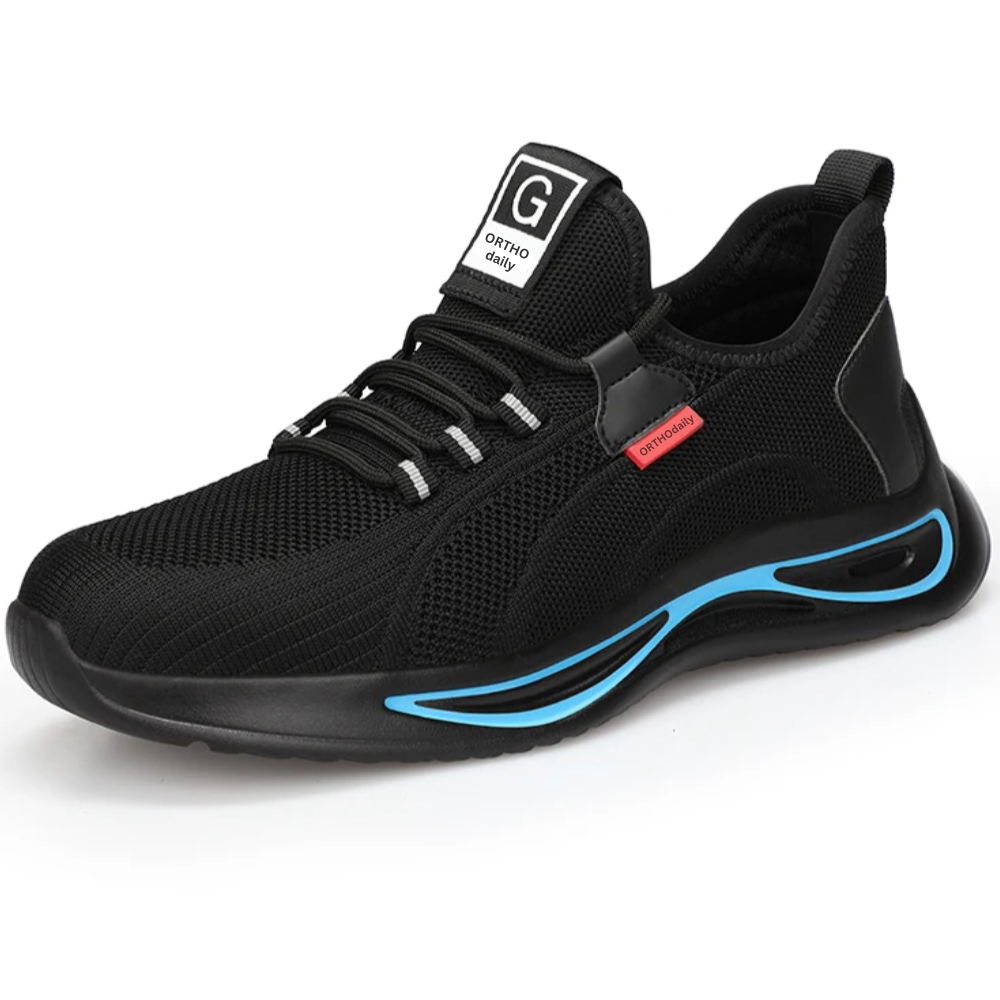 Men’s Steel Toe Safety Trainers with Mesh Upper for Winter