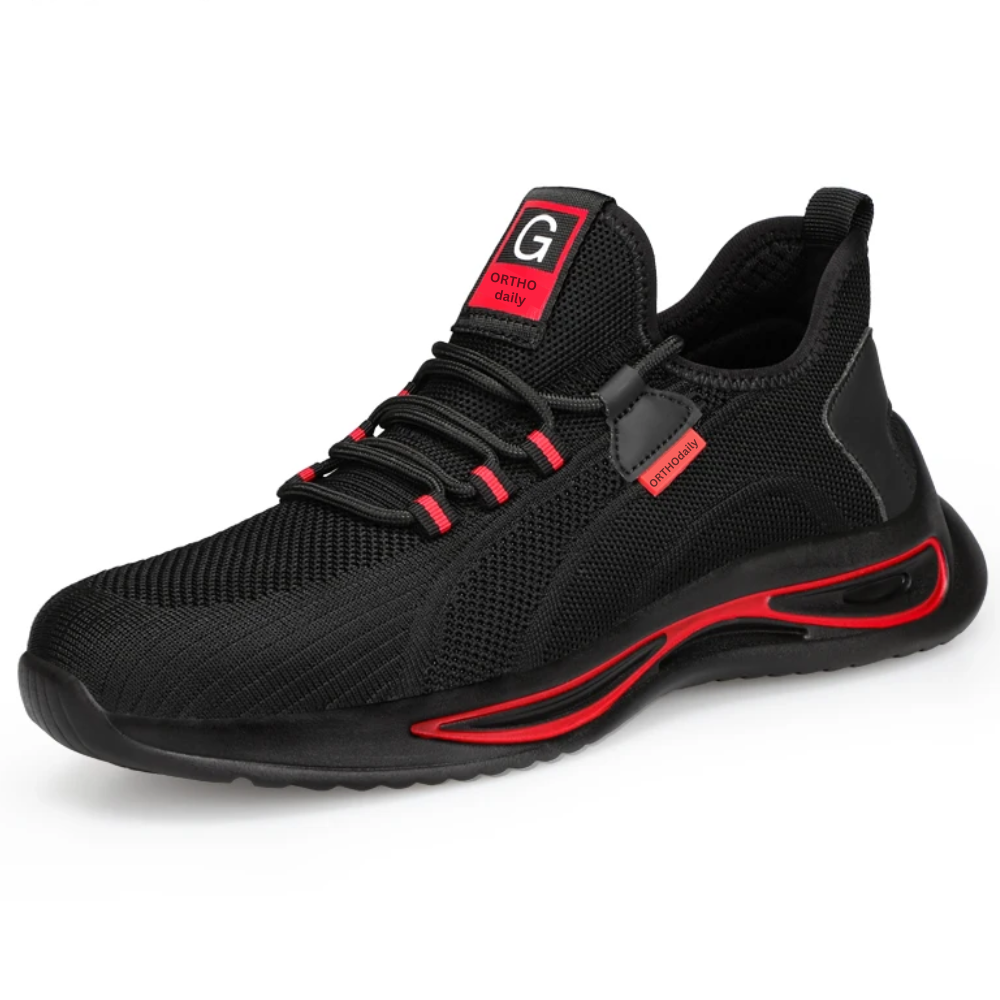 Men’s Steel Toe Safety Trainers with Mesh Upper for Winter