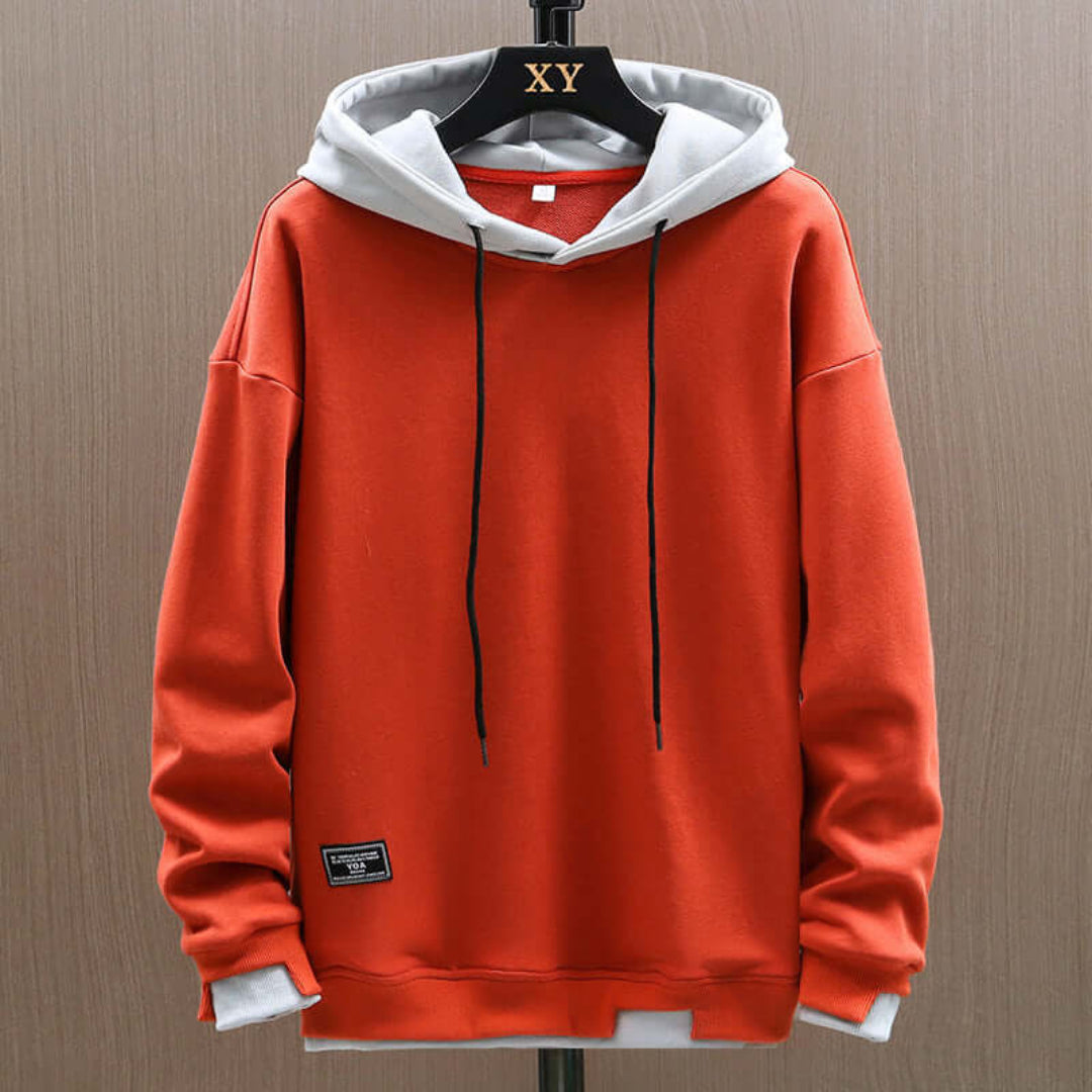 Men’s Longline Pullover Hoodie | Casual