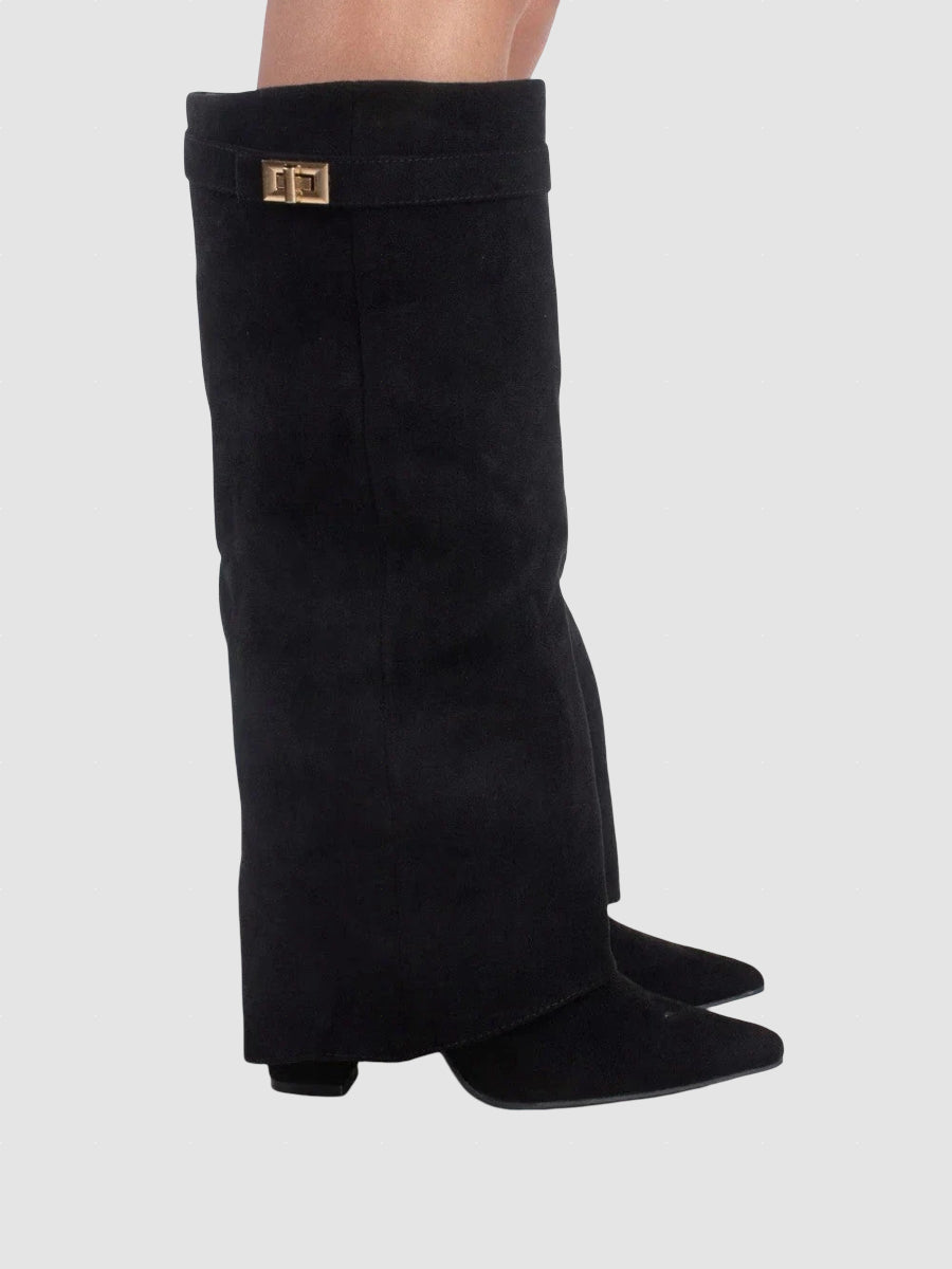 Women’s Suede Knee-High Boots | Winter Comfort Footwear