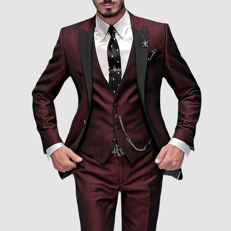 Men’s Wool Suit for Winter